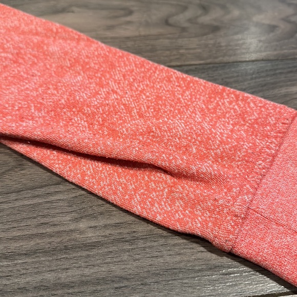 Zine Zip-Up Hoodie - an orangey/pink colour - Size: Large - Picture 3 of 5